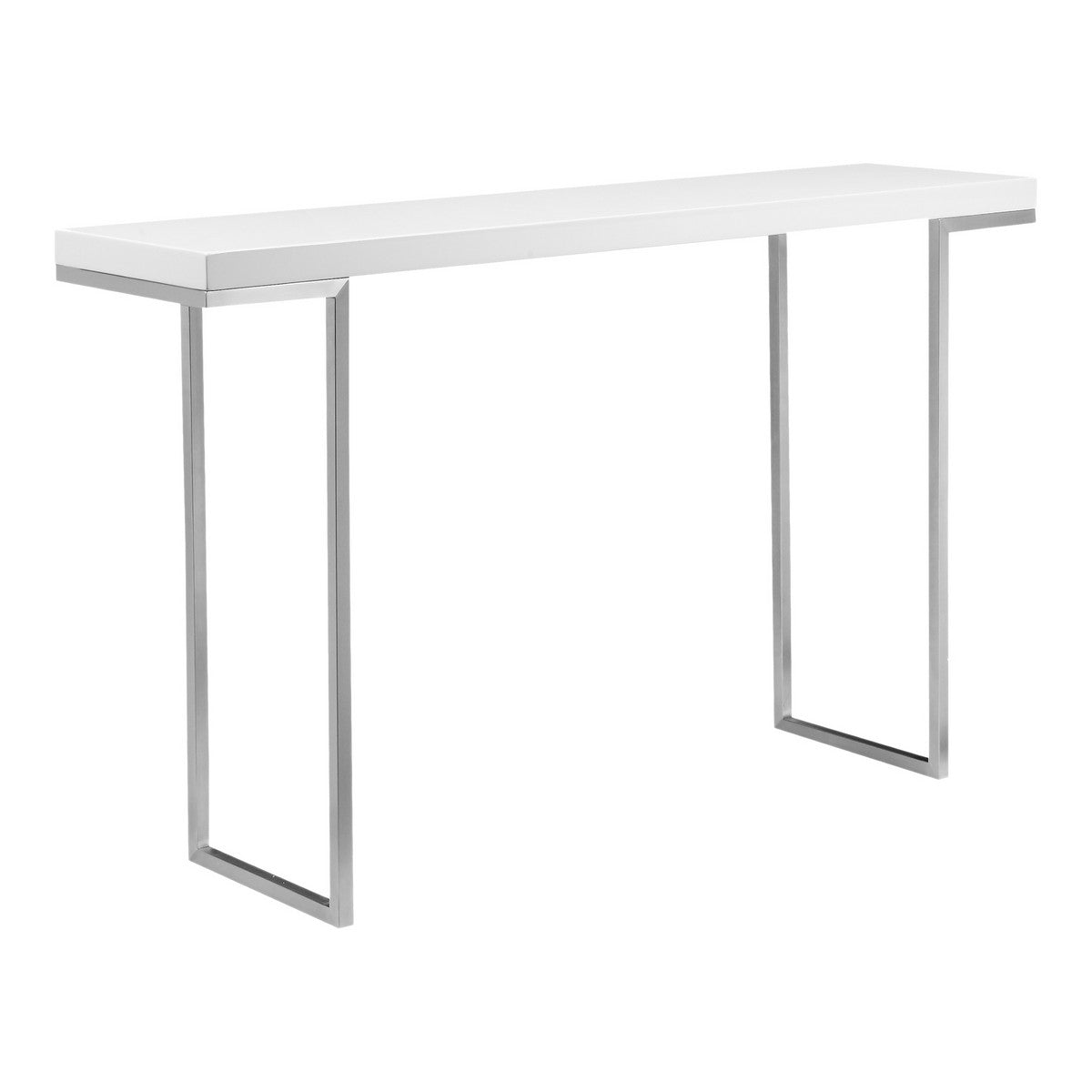 Moe's Home Collection Repetir Console Table White Lacquer - ER-1023-18