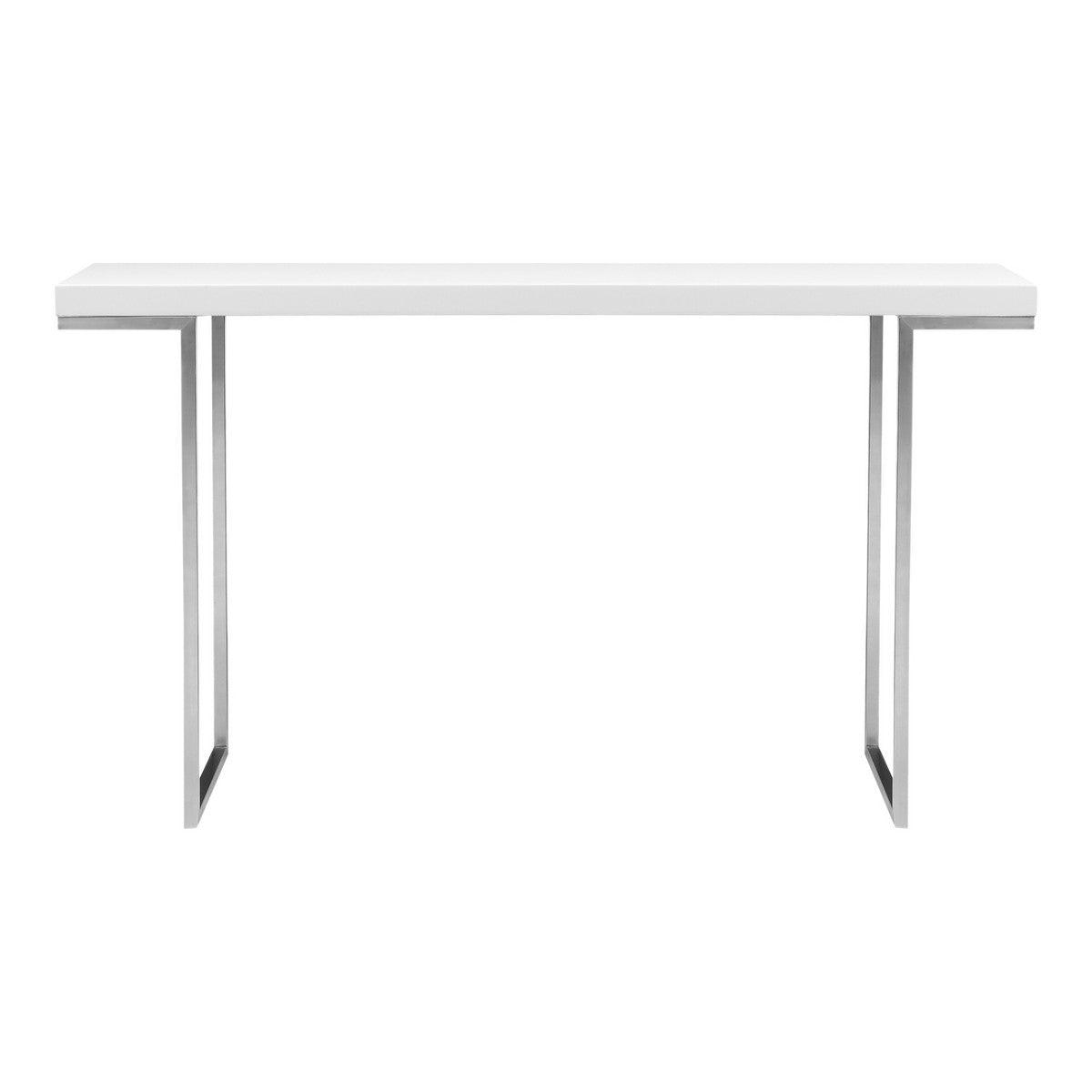 Moe's Home Collection Repetir Console Table White Lacquer - ER-1023-18 - Moe's Home Collection - Console Tables - Minimal And Modern - 1