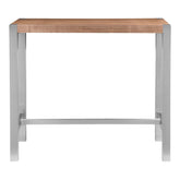 Moe's Home Collection Riva Bar Table Walnut - ER-1080-03 - Moe's Home Collection - Bar Tables - Minimal And Modern - 1