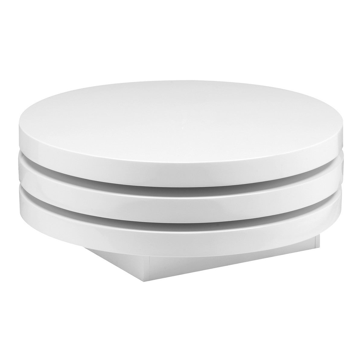 Moe's Home Collection Torno Coffee Table White - ER-1089-18 - Moe's Home Collection - Coffee Tables - Minimal And Modern - 1