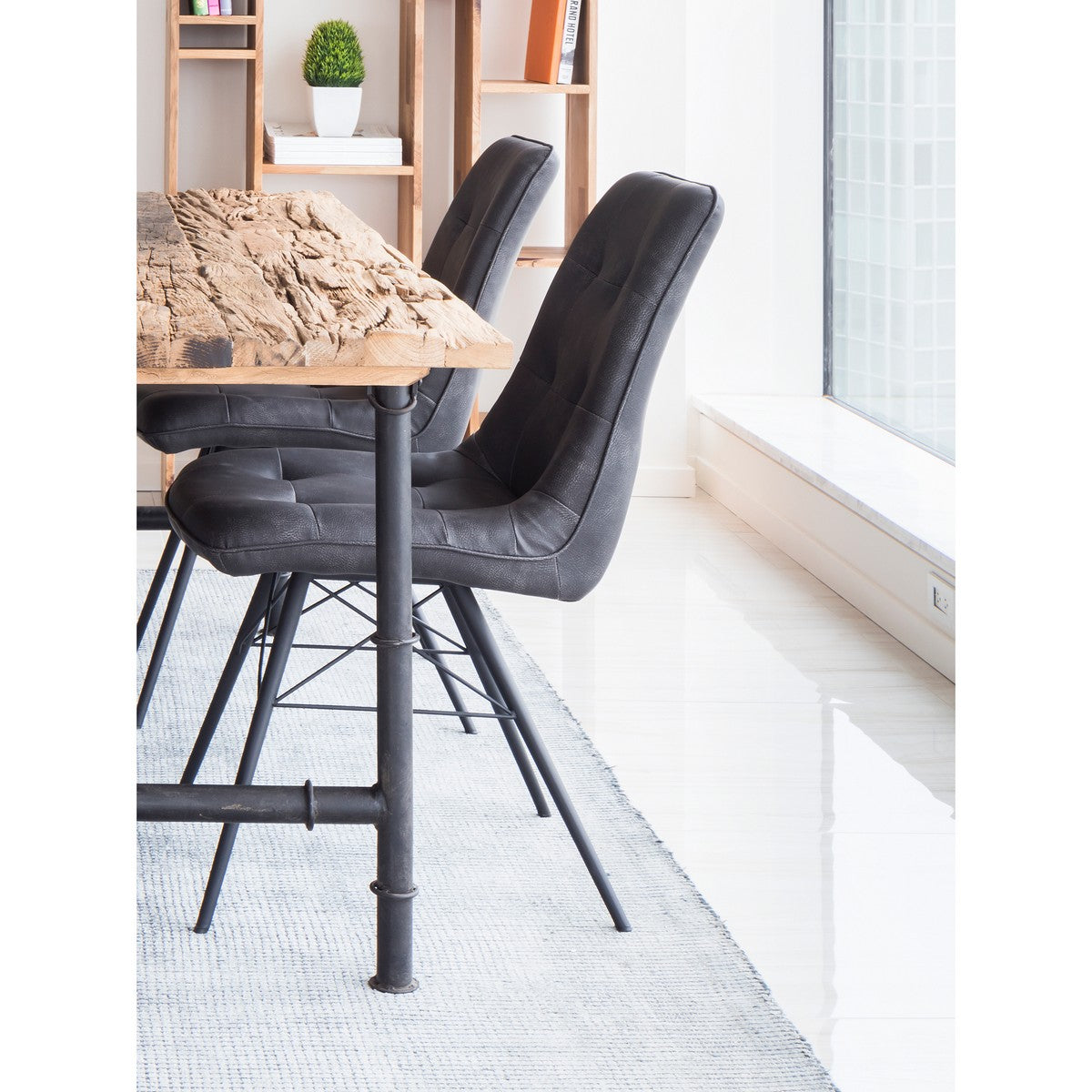 Moe's Home Collection Morrison Side Chair-Set of Two - ER-2029-15 - Moe's Home Collection - Dining Chairs - Minimal And Modern - 1