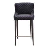 Moe's Home Collection Etta Counter Stool Dark Grey - ER-2048-25 - Moe's Home Collection - Counter Stools - Minimal And Modern - 1
