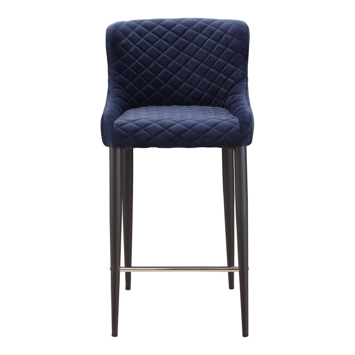 Moe's Home Collection Etta Counter Stool Dark Blue - ER-2048-46 - Moe's Home Collection - Counter Stools - Minimal And Modern - 1