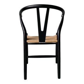 Moe's Home Collection Ventana Dining Chair Black And Natural-M2 - FG-1015-37