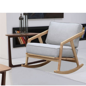 Finemod Imports Modern Solo Rocker Arm Chair in Gray FMI1010-Minimal & Modern
