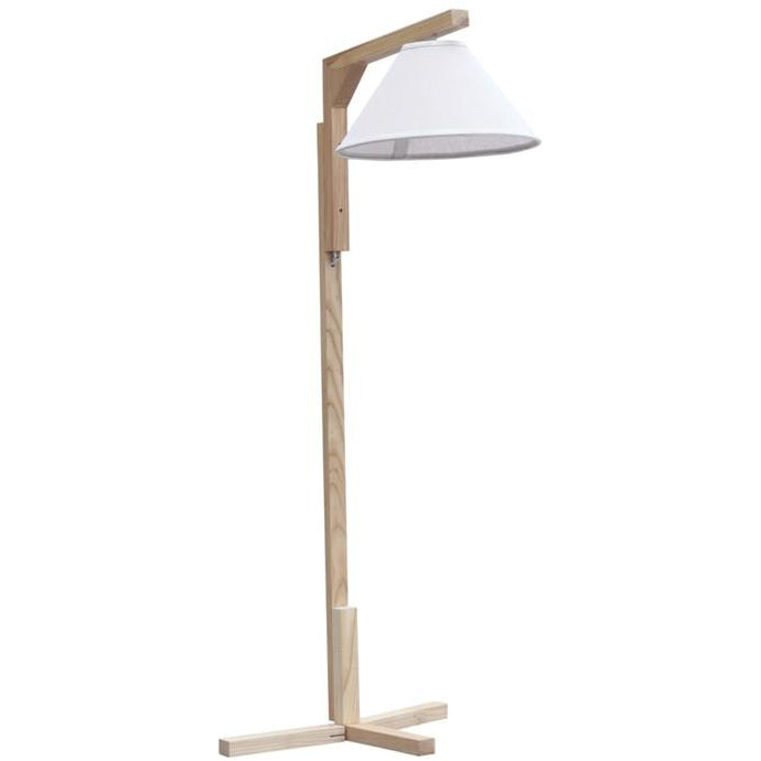 Finemod Imports Modern Spiral Floor Lamp in White FMI1020-Minimal & Modern