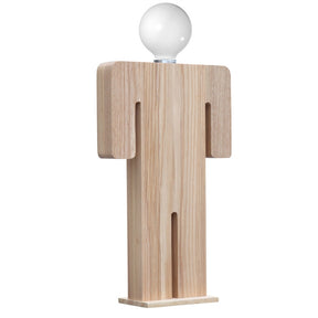 Finemod Imports Modern Person Table Lamp Male in Natural FMI1025-Minimal & Modern