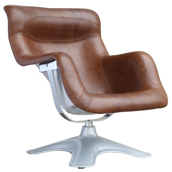 Finemod Imports Modern Spring High Chair in Brown FMI1026-Minimal & Modern