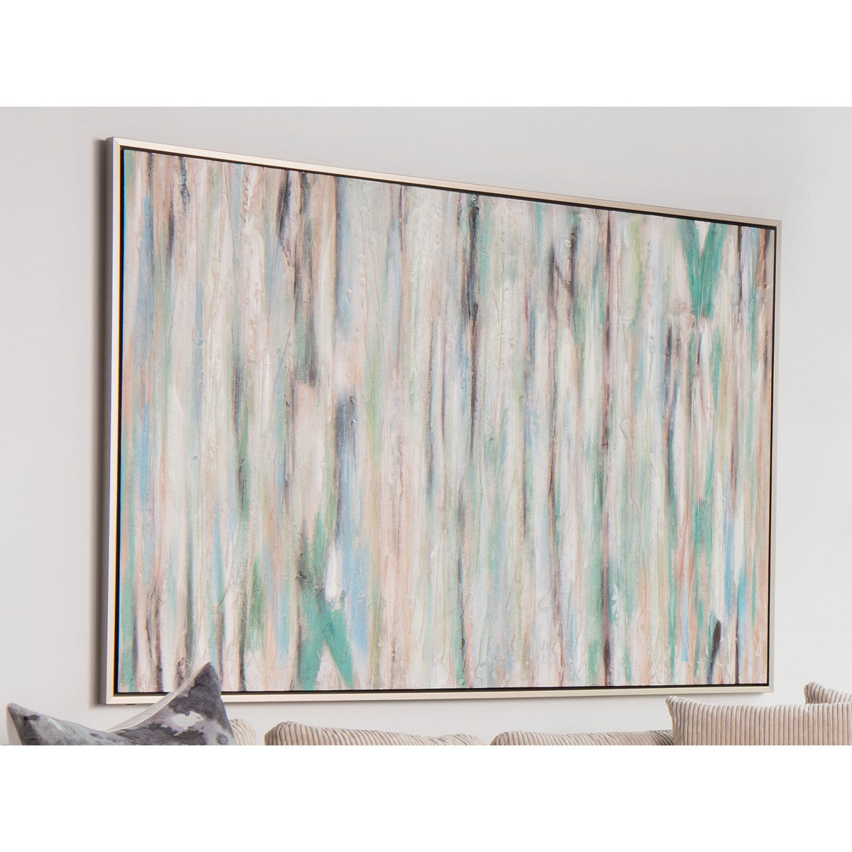 Moe's Home Collection Blue Braid Wall Décor W/Frame - FX-1148-37 - Moe's Home Collection - Art - Minimal And Modern - 1