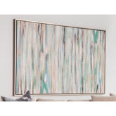 Moe's Home Collection Blue Braid Wall Décor W/Frame - FX-1148-37 - Moe's Home Collection - Art - Minimal And Modern - 1