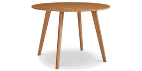 Greenington Currant Modern Bamboo 42" Round Dining Table-Minimal & Modern