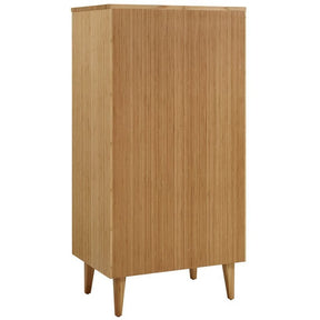5pc Greenington Sienna Modern Bamboo Queen Bedroom Set (Includes: 1 Queen Bed, 2 Nightstands, 2 Dressers)-Minimal & Modern