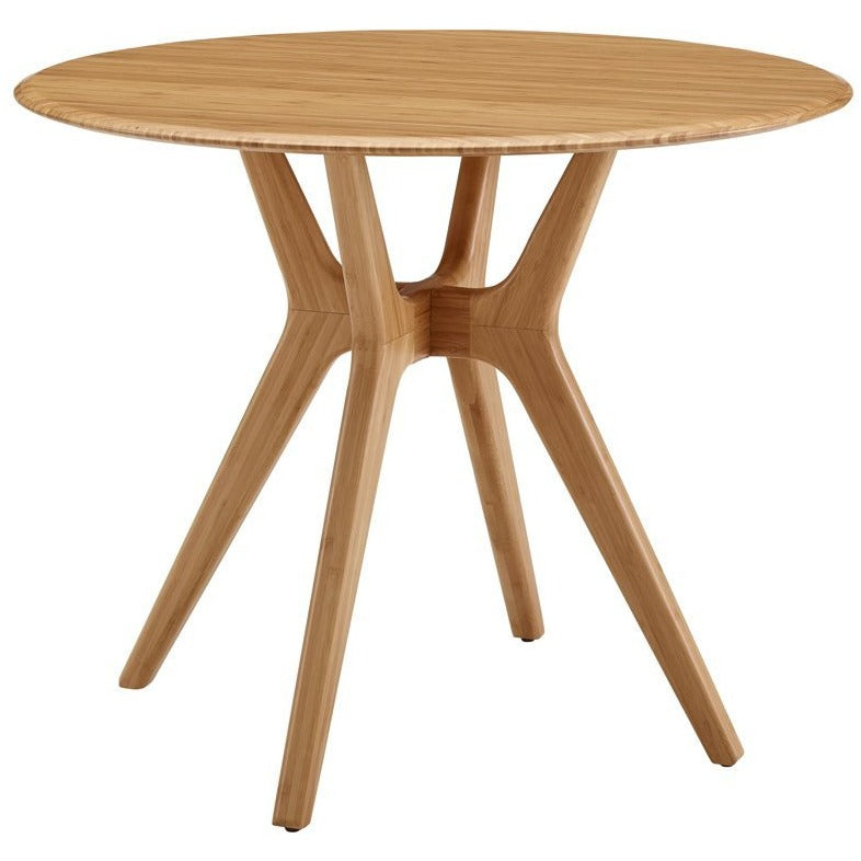 Greenington Sitka 36" Round Dining Table, Caramelized-Minimal & Modern