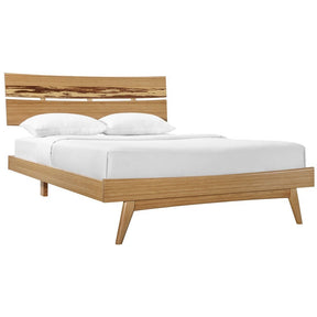 3pc Greenington Azara Modern Bamboo Platform California King Bedroom Set (Includes: 1 California King Bed & 2 Nightstands)-Minimal & Modern