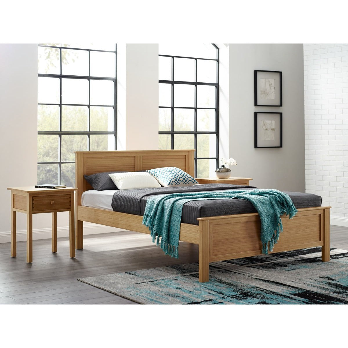 Greenington Hosta Modern Bamboo California King Bed-Minimal & Modern