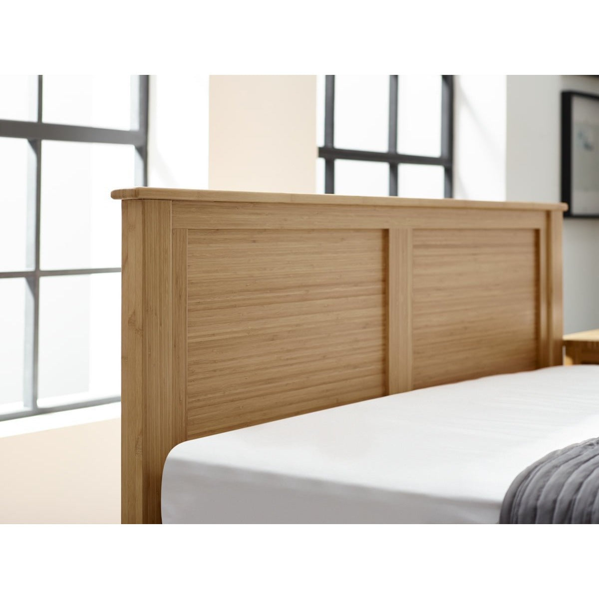 3pc Hosta Greenington Modern Queen Bedroom Set (Includes: 1 Queen Bed & 2 Nightstands)-Minimal & Modern