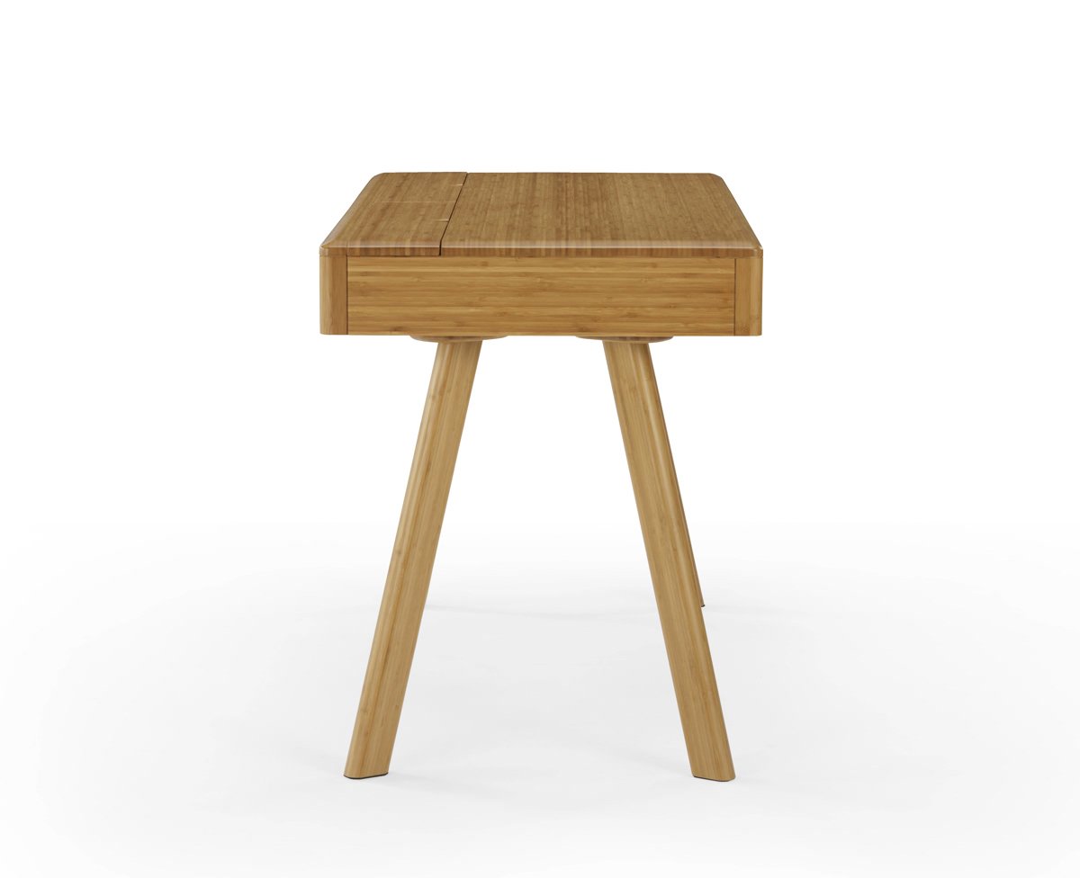 Greenington Jasmine Writing Desk, Caramelized - Side Tables - Bamboo Mod - 4