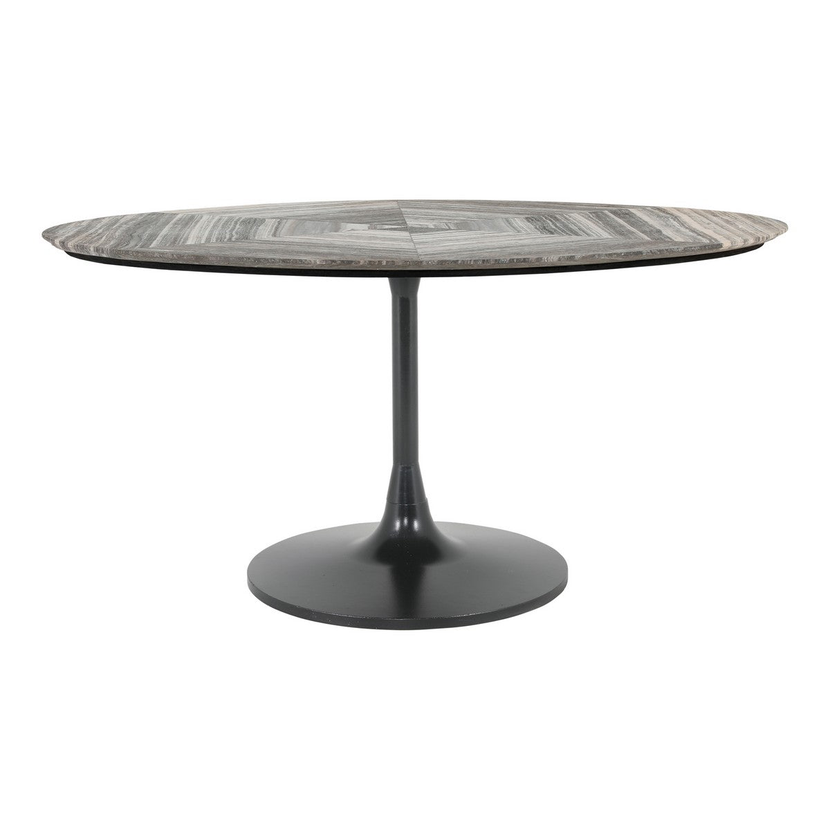 Moe's Home Collection Nyles Oval Marble Dining Table - GK-1114-37 - Moe's Home Collection - Dining Tables - Minimal And Modern - 1