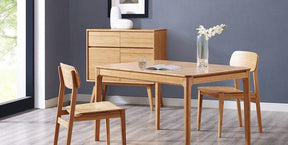 Greenington Modern Bamboo Mija Laurel Extension Table 36 x 50, Caramelized GL0004CA-Minimal & Modern