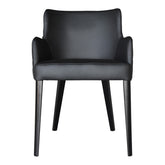 Moe's Home Collection Zayden Dining Chair Black - GO-1004-02 - Moe's Home Collection - Dining Chairs - Minimal And Modern - 1