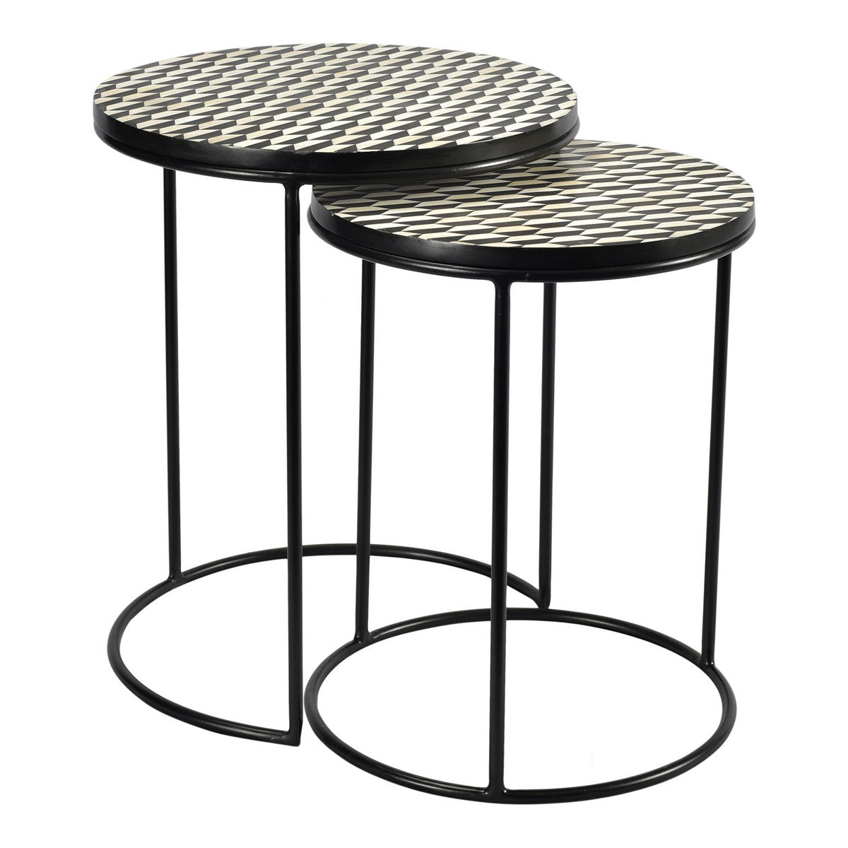 Moe's Home Collection Optic Nesting Tables Set of Two - GZ-1009-43