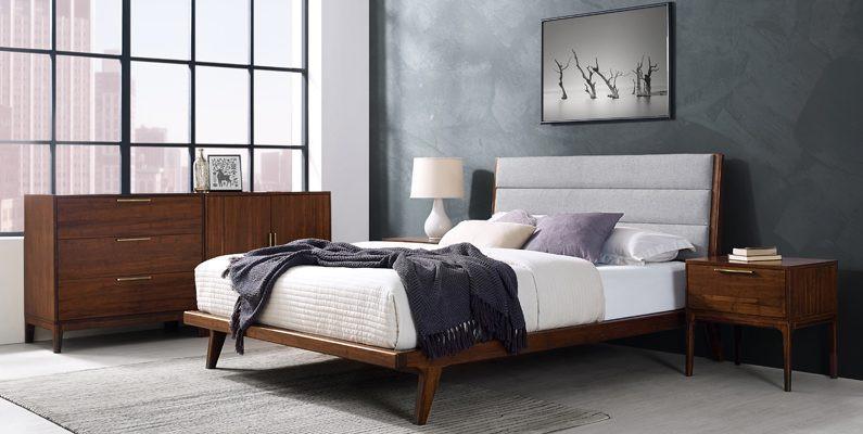 3pc Greenington Mercury Modern Bamboo King Bedroom Set In Exotic (Includes: 1 King Bed & 2 Nightstands)-Minimal & Modern