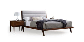 5pc Greenington Mercury Modern Bamboo Queen Bedroom Set (Includes: 1 Queen Bed, 2 Nightstands, 2 Chests)-Minimal & Modern