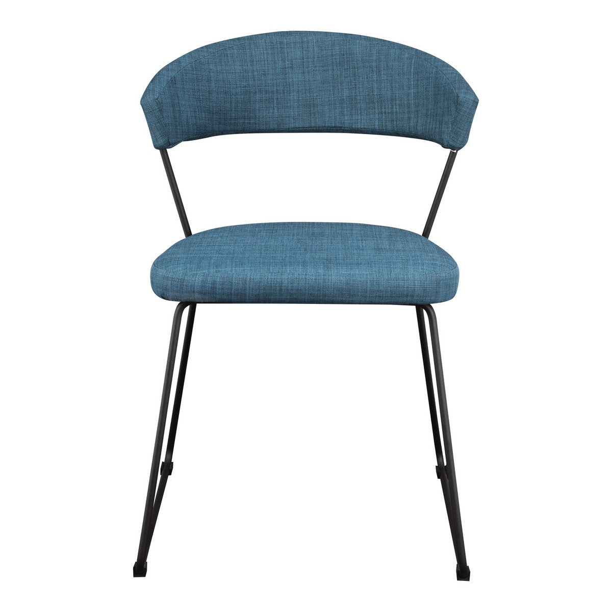 Moe's Home Collection Adria Dining Chair Blue-Set of Two - HK-1010-50