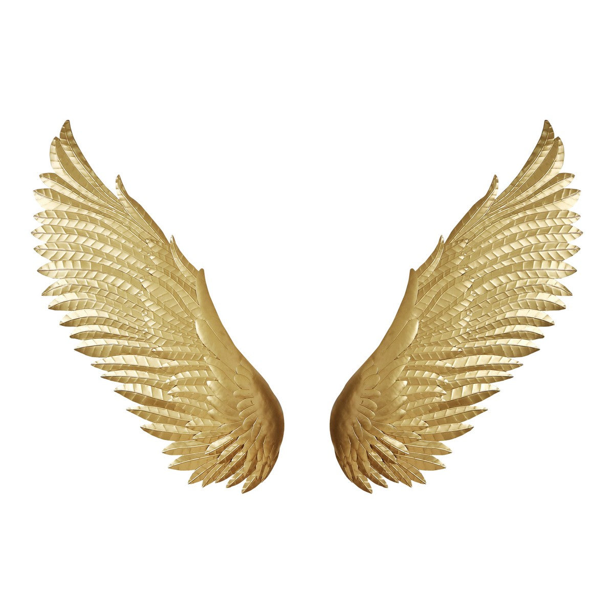 Moe's Home Collection Wings Wall Décor Gold - HZ-1023-32 - Moe's Home Collection - Art - Minimal And Modern - 1