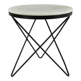 Moe's Home Collection Haley Side Table Black Base - IK-1001-02 - Moe's Home Collection - End Tables - Minimal And Modern - 1