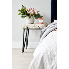 Moe's Home Collection Alpert Accent Table Sand - IK-1011-21 - Moe's Home Collection - side tables - Minimal And Modern - 1