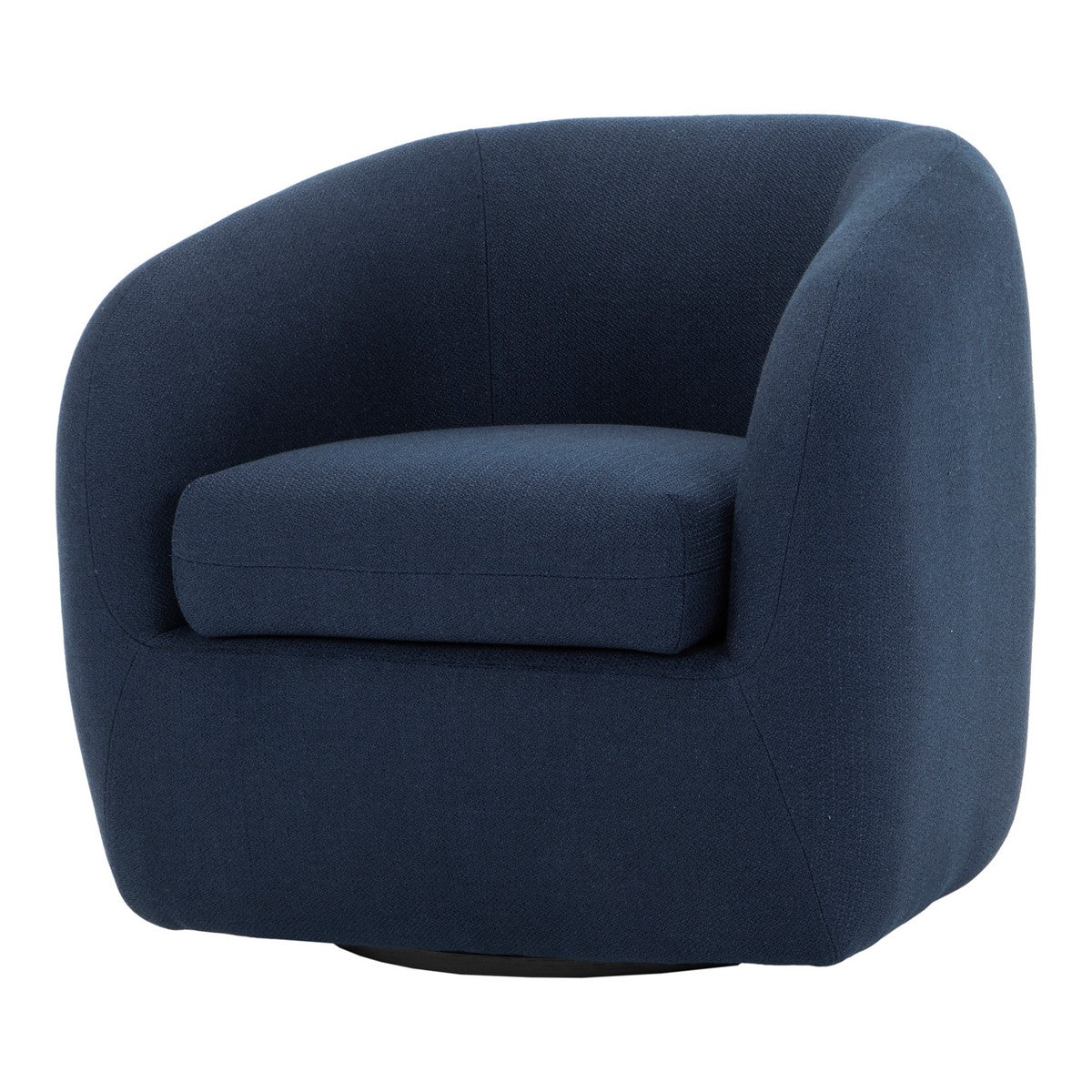 Moe's Home Collection Maurice Swivel Chair Midnight Blue - JM-1003-46