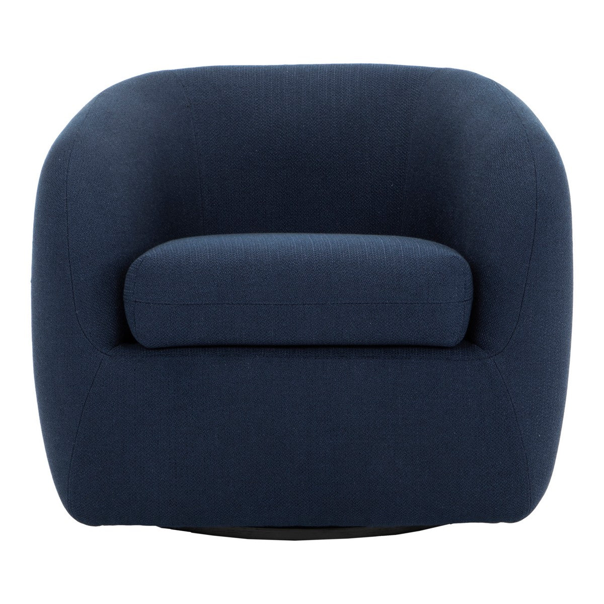 Moe's Home Collection Maurice Swivel Chair Midnight Blue - JM-1003-46 - Moe's Home Collection - lounge chairs - Minimal And Modern - 1