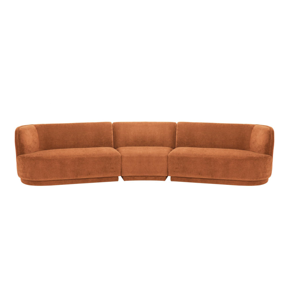 Moe's Home Collection Yoon Compass Modular Sectional Fired Rust - JM-1021-06