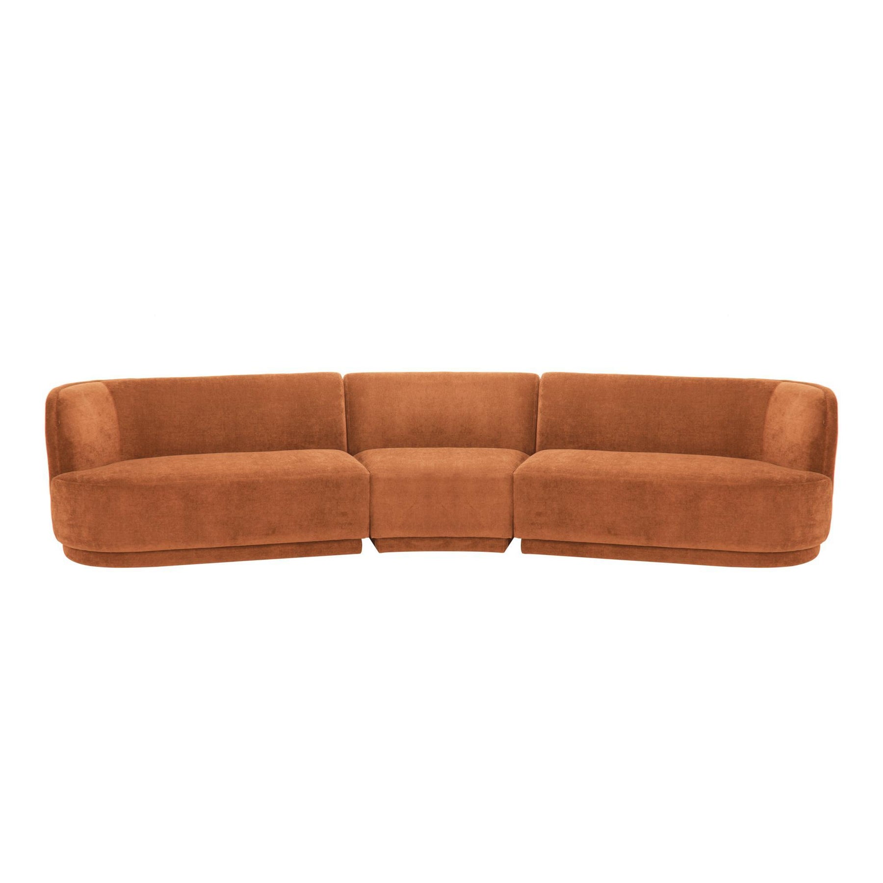 Moe's Home Collection Yoon Compass Modular Sectional Fired Rust - JM-1021-06