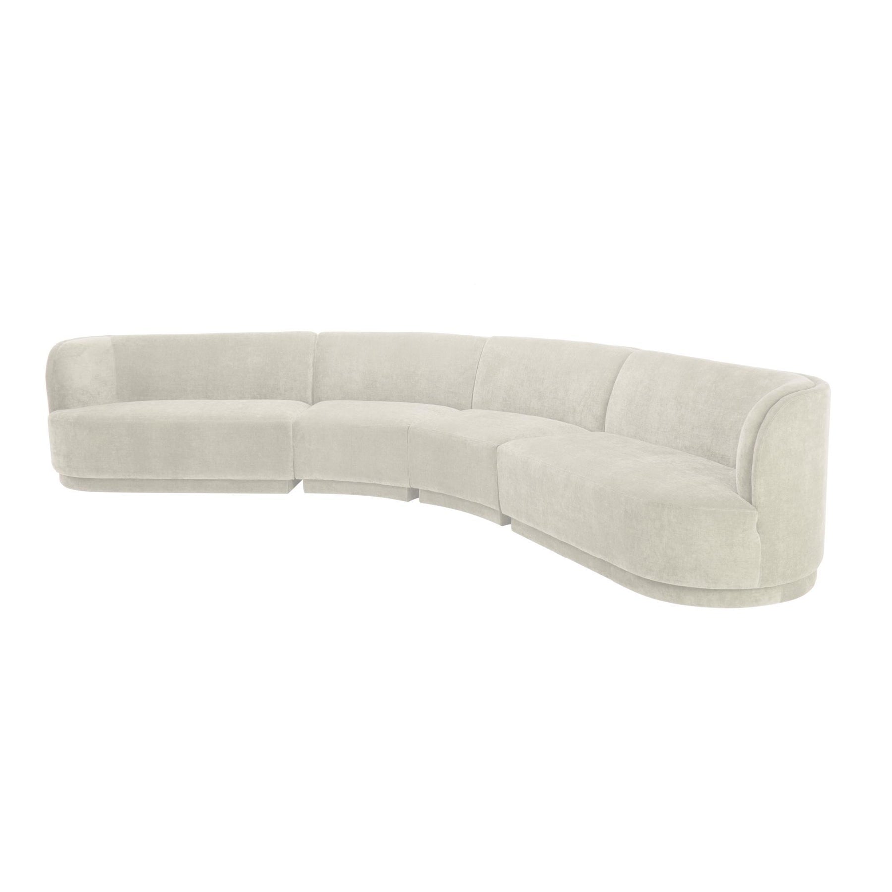 Moe's Home Collection Yoon Eclipse Modular Sectional Chaise Left Sweet Cream - JM-1024-05