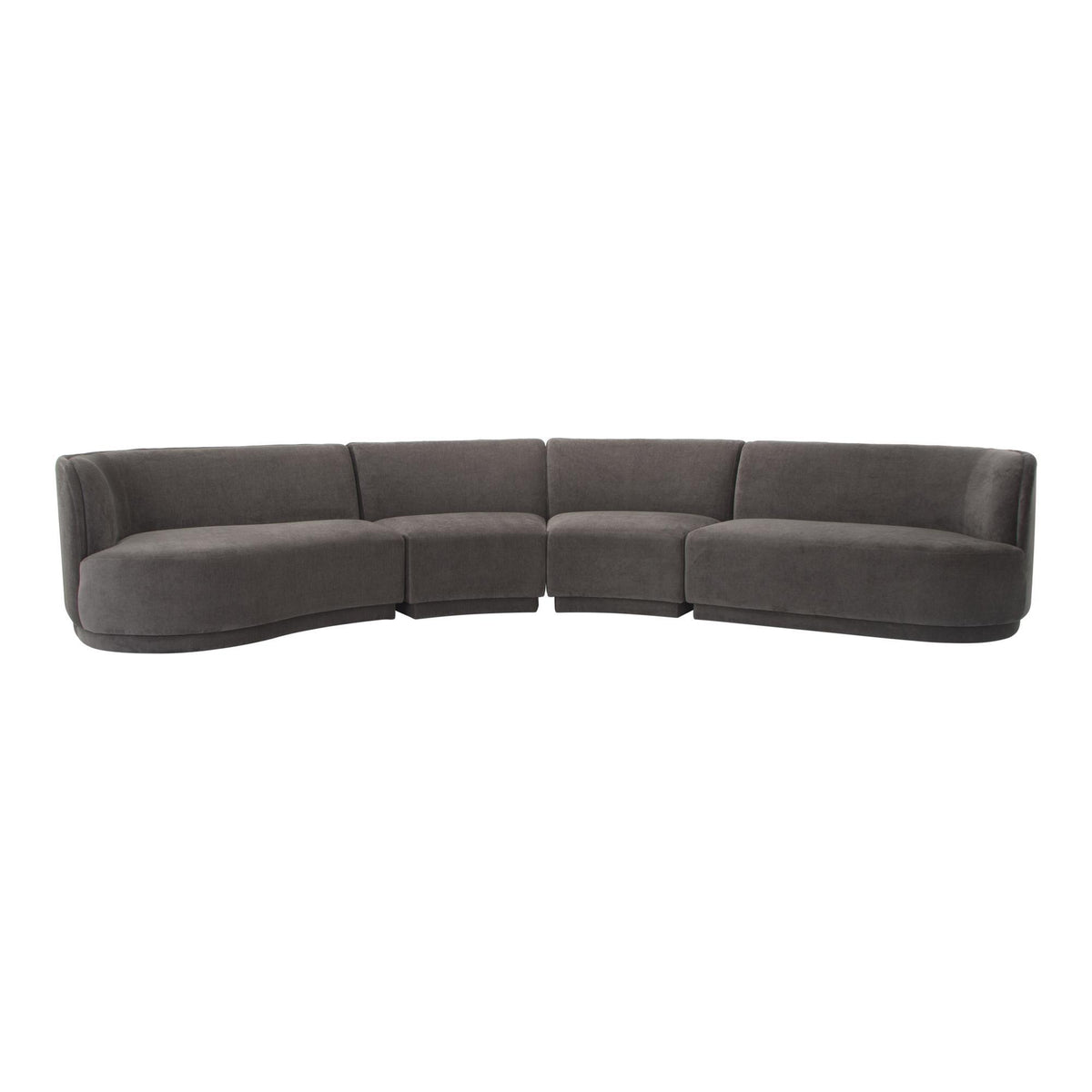 Moe's Home Collection Yoon Eclipse Modular Sectional Chaise Left Umbra Grey - JM-1024-25