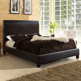 Baxton Studio Cambridge Dark Brown Queen Sized Bed Baxton Studio-beds-Minimal And Modern - 1