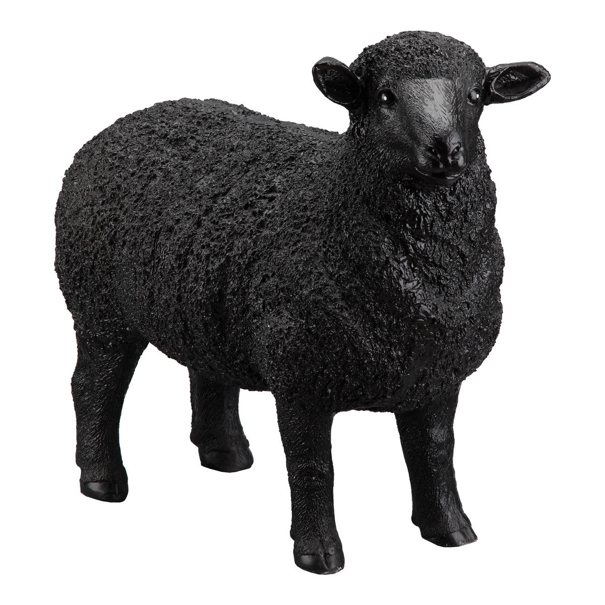 Moe's Home Collection Dolly Sheep Statue Black - JT-1002-02