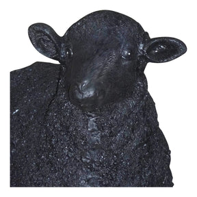 Moe's Home Collection Dolly Sheep Statue Black - JT-1002-02