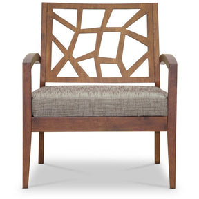 Baxton Studio Jennifer Modern Lounge Chair with "Gravel" Fabric Seat Baxton Studio-chairs-Minimal And Modern - 2