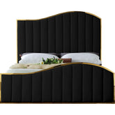 Meridian Furniture Jolie Black Velvet King BedMeridian Furniture - Bed - Minimal And Modern - 1