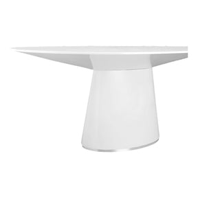 Moe's Home Collection Otago Oval Dining Table White - KC-1007-18