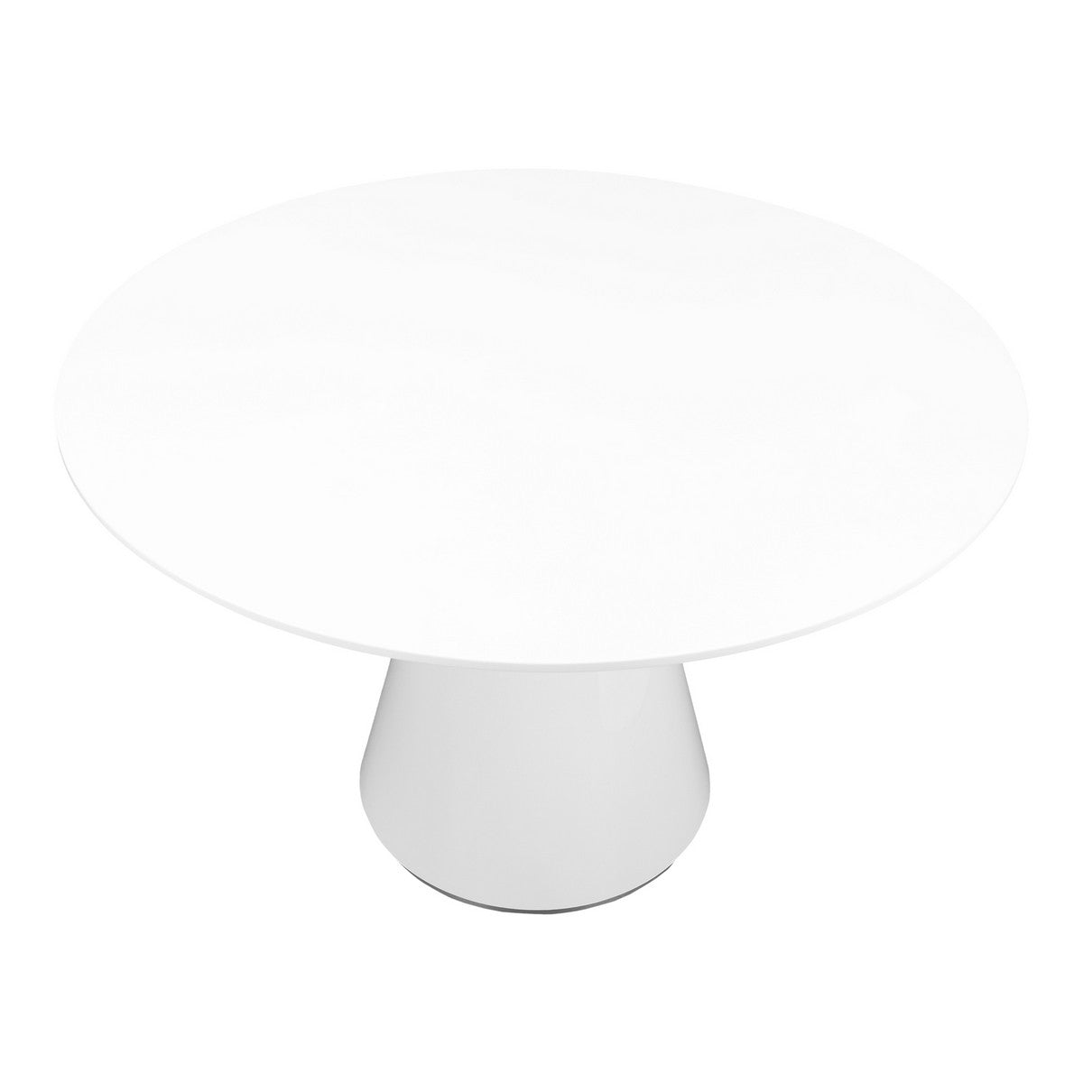 Moe's Home Collection Otago Dining Table Round White - KC-1028-18