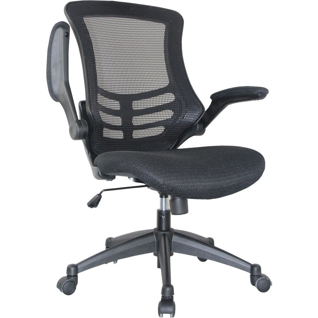 Manhattan Comfort Lenox Mesh Adjustable Office Chair in BlackManhattan Comfort-Office Chair- - 1