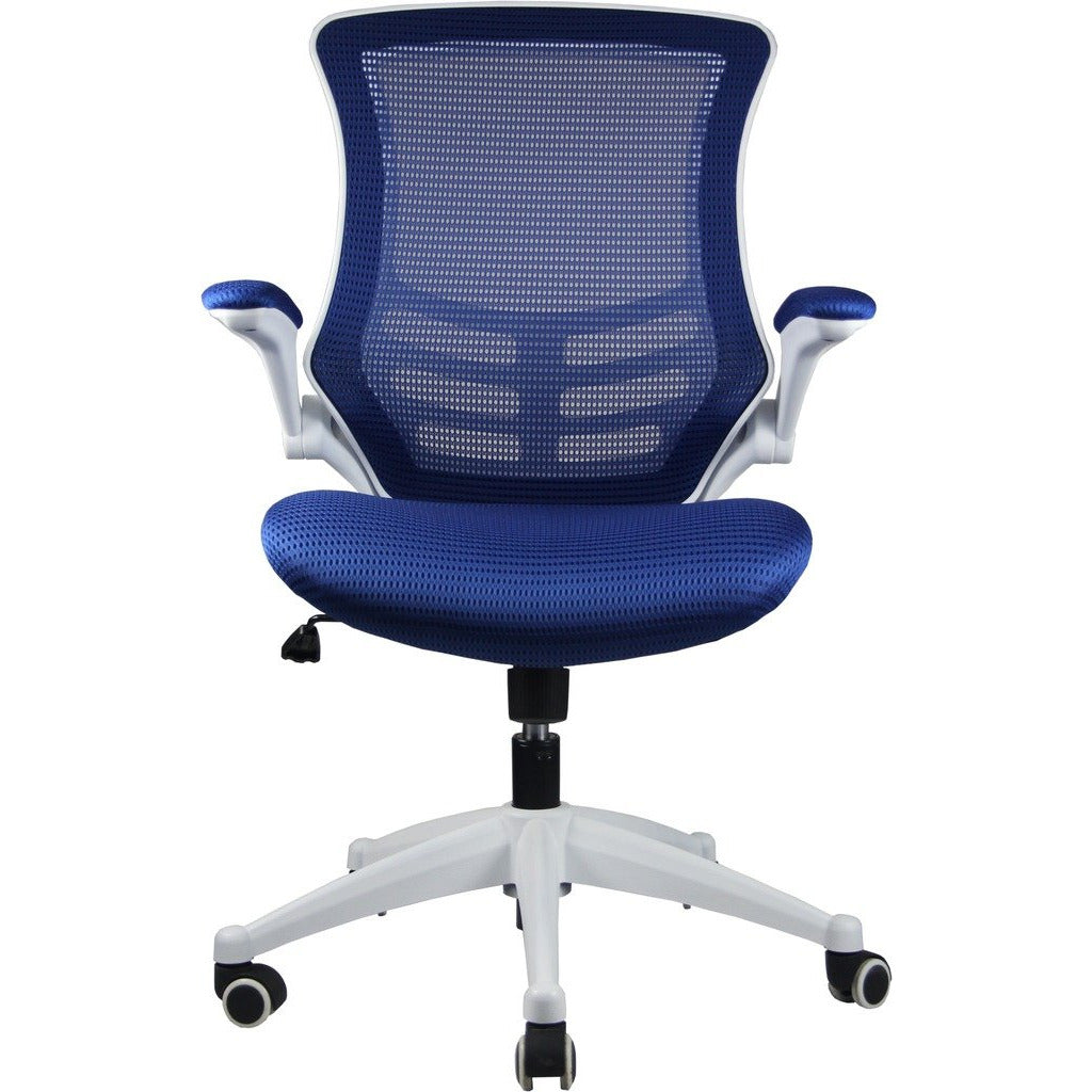Manhattan Comfort Lenox Mesh Adjustable Office Chair in Royal BlueManhattan Comfort-Office Chair- - 1