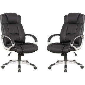 Manhattan Comfort Presidentential Washington Office Chair in Black - Set of 2Manhattan Comfort-Office Chair- - 1