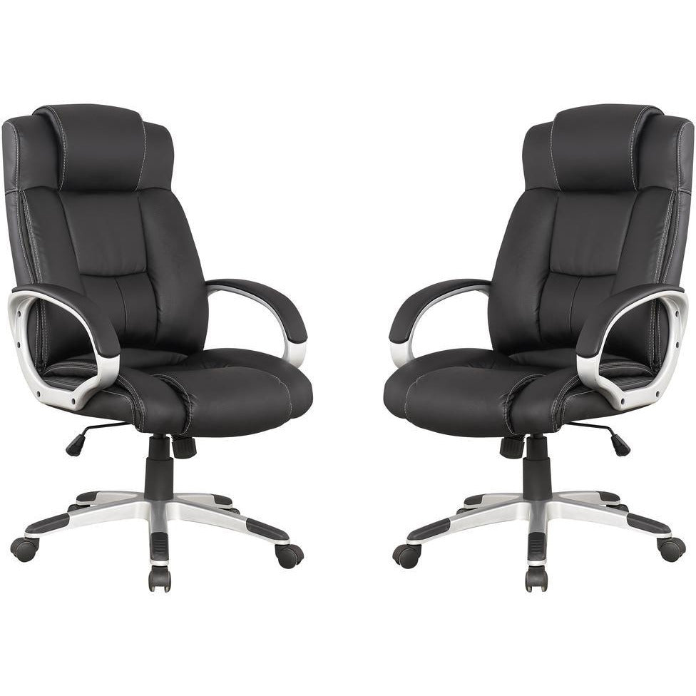 Manhattan Comfort Presidentential Washington Office Chair in Black - Set of 2Manhattan Comfort-Office Chair- - 1