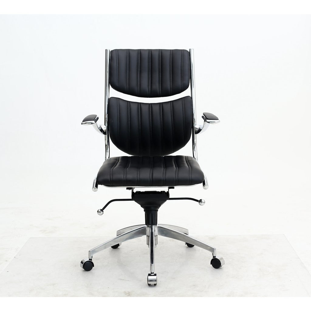 Manhattan Comfort Ergonomic High Back Verdi Office Chair in Black Manhattan Comfort-Office Chair- - 1