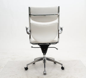 Manhattan Comfort Ergonomic High Back Verdi Office Chair in White - Set of 2-Minimal & Modern